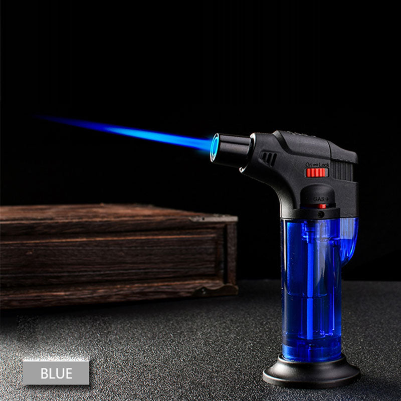 Butane Lighter Torch Refillable Adjustable Flame Lighter Chef Cooking Torch BBQ Ignition Picnic Tool 1pc
