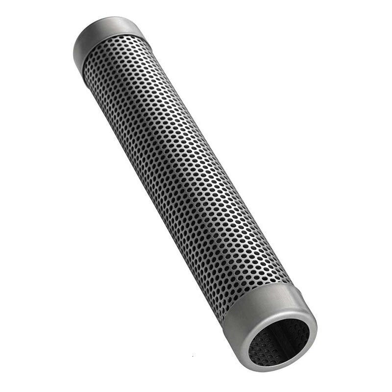 6" /12" Stainless Steel Pellet Smoker Tube Mesh Pipe Kitchen Outdoor Cooking BBQ Tools Accessories Round Smoke Generator Smoker