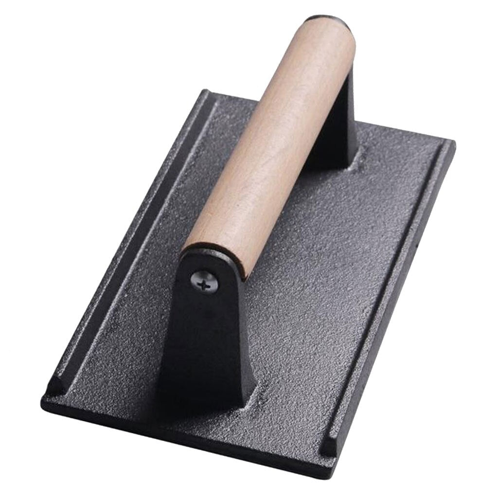 1.2kg Cast Iron Steak Weight Burger Press Bacon Press Grill Summer BBQ Gift