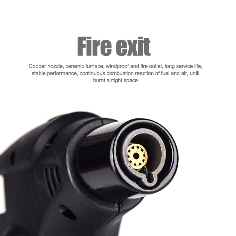 Butane Lighter Torch Refillable Adjustable Flame Lighter Chef Cooking Torch BBQ Ignition Picnic Tool 1pc