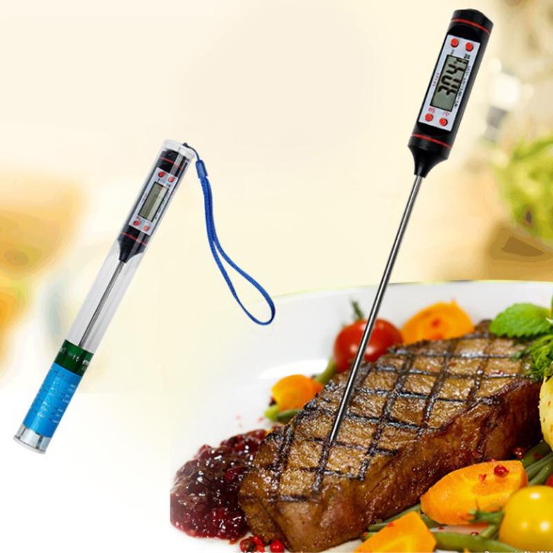 Digital Kitchen Thermometer For BBQ Electronic Cooking Food Probe Meat Water Milk  Meat Thermometer Kitchen Tools